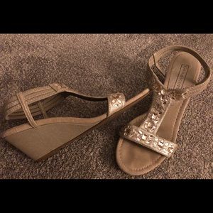Laura Scott Jeweled Sandals
